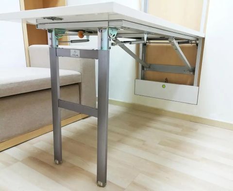 Desk Mechanism Wall Mounted Folding Down Table Hardware - Buy Wall ... within Folding Dining Table Wall Fold Mechanism